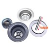 Qrity 84MM Sink Collection, Stainless Steel and PVC Kitchen Sink