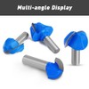 ASNOMY 1-1/2" Cutting Diameter Core Box Router Bit, 1/2 Inch