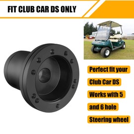 Club Car Steering Wheel Adapter Golf Cart Steering Wheel Adapter Hub For Club Car DS Golf Carts