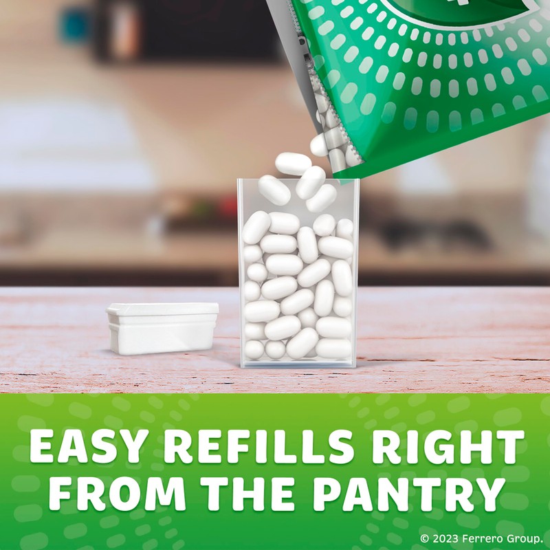 Tic Tac Bulk Resealable Refill Bag, Freshmint Breath Mints, On-The-Go