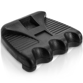 Eorbow 3 Holes Pool Cue Holder, Portable Weighted Pool Stick Holder, Non-slip Cue Rest for Table, Mini Billiard Cue Rack with Chalk Holder