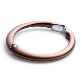 Clipa Bag Hanger - Matte Bronze PVD - The Ring That Opens Into a Hook and Hangs in Just 1/2" of Space, Holds 33 lbs., 3 yr. Warranty