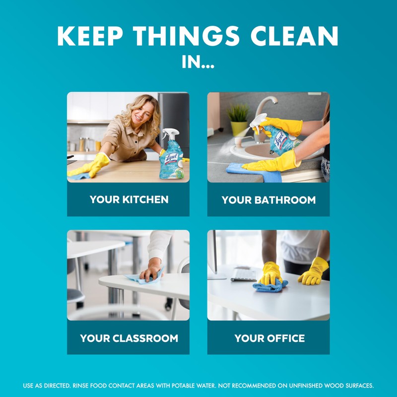 Lysol All Purpose Cleaner Spray, Multi-Purpose Disinfecting Spray, Kitchen &