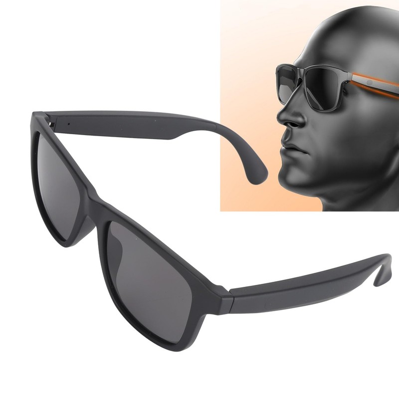 [Vbestlife] Smart Glasses, Bluetooth Touch Control Smart Audio Sunglasses with