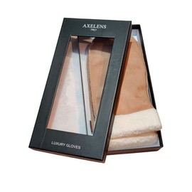 AXELENS Women's Winter Mittens, beige