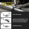 LOCBONDSO High Temp Exhaust Repair Kit, Muffler Repair Kit &