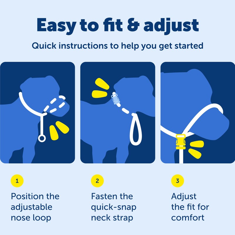 PetSafe Gentle Leader Headcollar No-Pull Dog Collar - Helps Improve