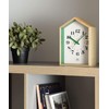 BRUNO BCW042-BK Clock Wall Hanging Table Clock, Stylish, Continuous Second