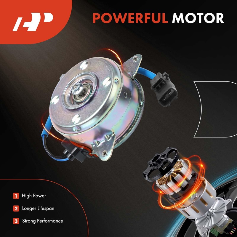 A-Premium Radiator Fan Motor Compatible with Honda Accord 2018-2022 &