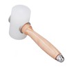 Leather Carving Hammer White T Shaped Nylon Leather Stamping Hammer