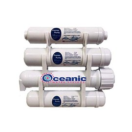4-Stage Portable Heavy Duty XL Reverse Osmosis Water Filter Purification System | 100 GPD | 2.5" x 12" Filters