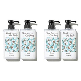 ThefaceShop 더샘 터치 온 바디세트 코튼 바디로션 + 바디워시 X2 The Same Touch On Body Set Cotton Body Lotion + Body Wash X2