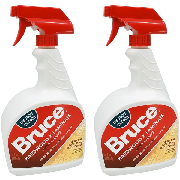 Bruce Laminate And Hardwood Floor Cleaner 23 oz Each ( Pack Of 2 ) (Packaging May Vary)