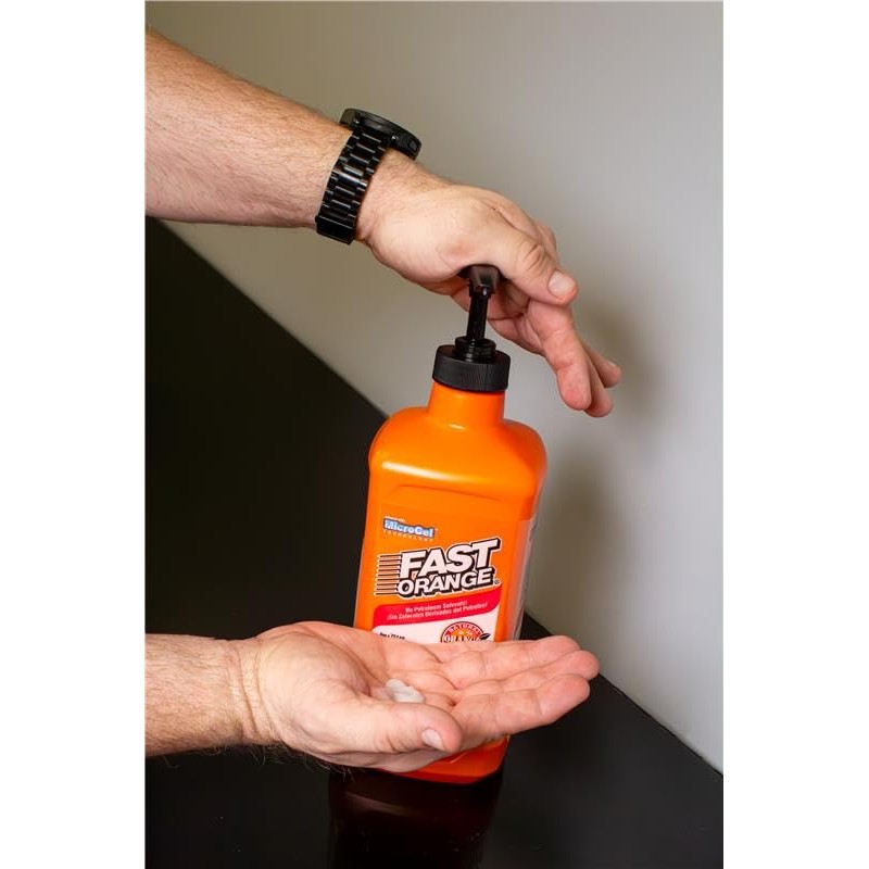 Fast Orange 25148 Pumice Lotion, Heavy Duty Hand Cleaner, Natural