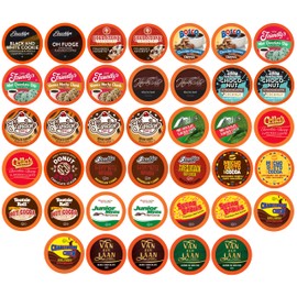 Two Rivers Coffee Hot Chocolate and Coffee Pods Assorted Variety Pack, Chocoholic, 40 Count