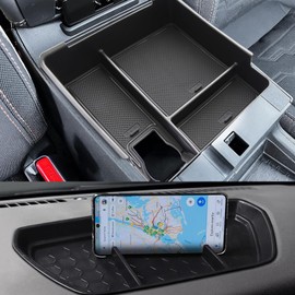 Center Console Organizer and Dashboard Storage Box for Frontier Pickup Truck 2022 2023 2024 2025 Storage Box Dash Phone Holder 2025 Frontier Truck Accessories