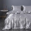 Sleepymoon Duvet Cover Set Silk Like Single Double King Super