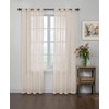 CurtainFresh Odor Neutralizing Sheer Voile Grommet Window Curtain for Bedroom