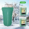 EnonGarden 2 Pack 72"x47" Winter Plant Covers Freeze Protection, 3