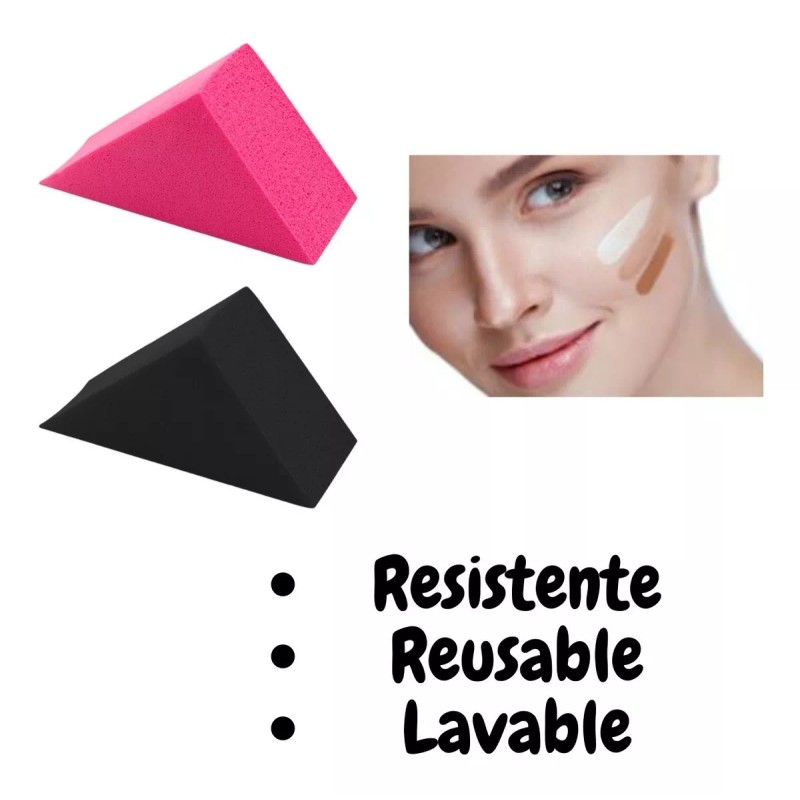 Curtis 16 Esponjas Reutilizables Maquillaje Colores 316c