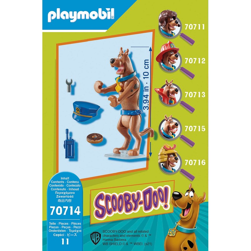 Playmobil Scooby-DOO! Figura Coleccionable Policía