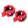 2Pcs Plastic Safe Lock Collars Clip Buckle Weightlifting Barbell Dumbbell