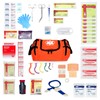 Dixie EMS First Responder Fully Stocked Trauma First Aid Kit