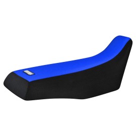 Honda TRX 300 Fourtrax Seat Cover by Enjoy Mfg 1988 - 2000 BLACK - TM BLUE  #273