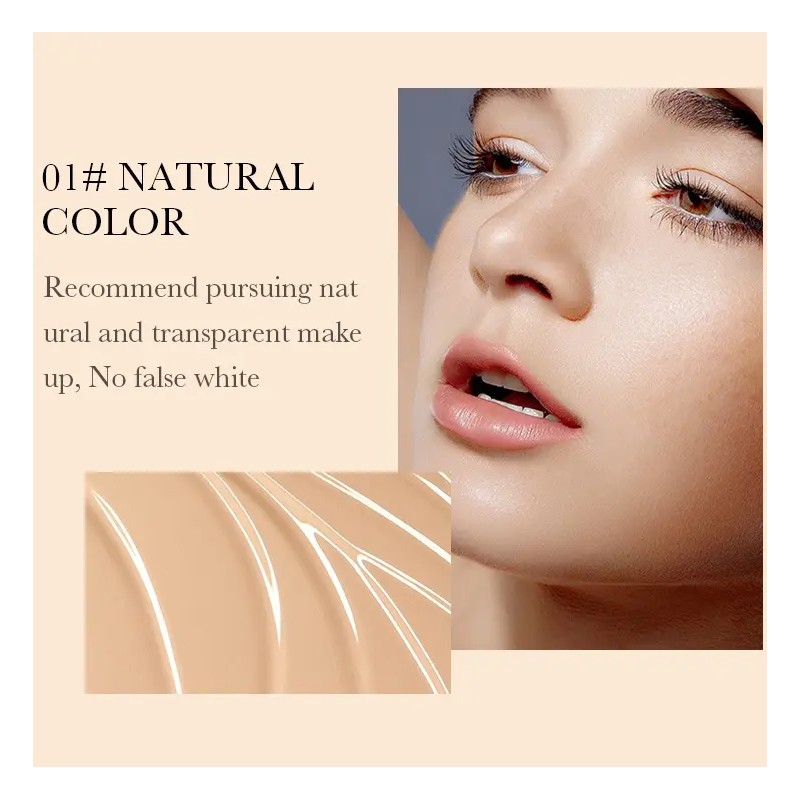 Hydrating Liquid Foundation - Smooth, Lightweight, Pore Concealing, Long-Lasting, Non-Caking,