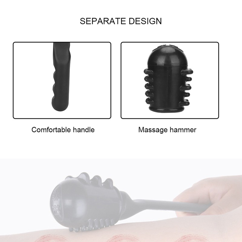 High Magnetic Elastic Meridians Acupoint Massage Stick Knock Massage Plate