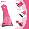 Gomake Plastic Razor Blade Scraper Kit Locking Razor Blade Scraper