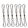 LGEGE Smooth Spinning Dual Clip Swivels Wind Spinner Hangers Spiral