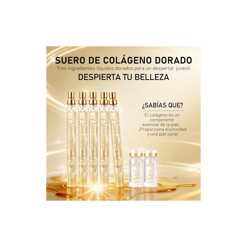 Jafen Set Completo de Hilos de Colágeno Absorbibles y Esencia