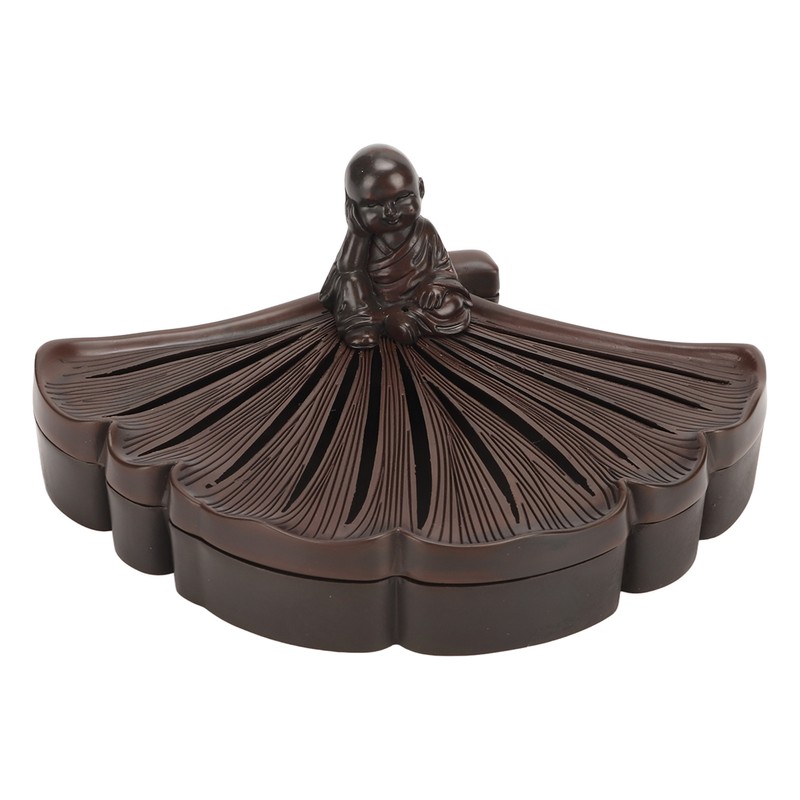 Ginkgo Leaf Incense Burner Antique Exquisite Zinc Alloy Incense Burner