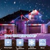 LAMPHOME 66ft Patriotic String Lights - Red White Blue Mini