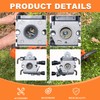 Hyceker Carburetor Kit with Gasket Spark Plug Fuel Line for