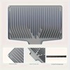 HomeCraft Silicone Dish Drying Mat Large – Durable Space-Saving Construction,