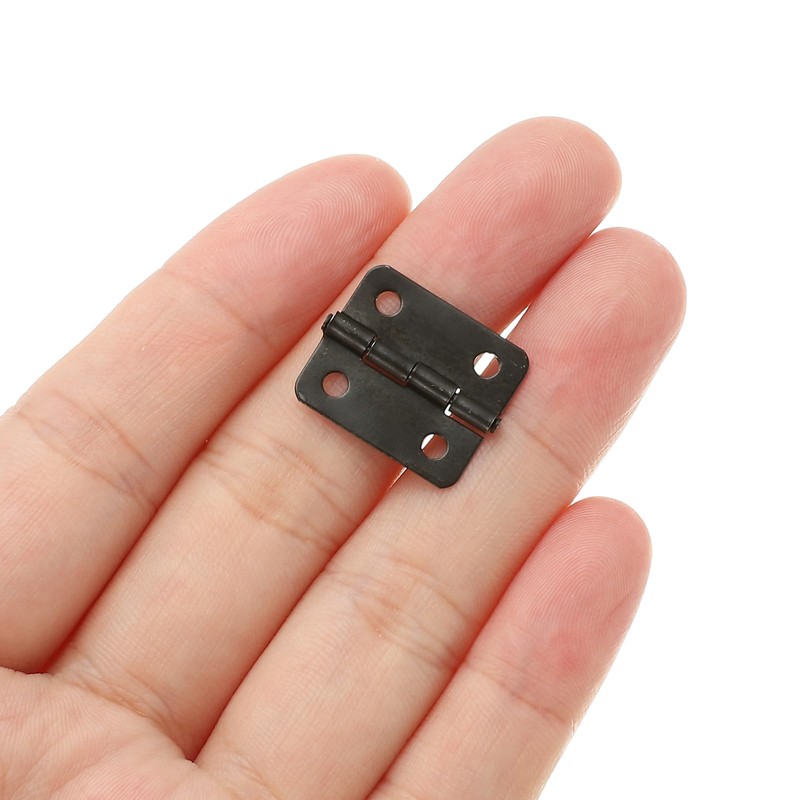 PATIKIL Small Butt Hinges 3/4 Inch, 12 Pack Mini Jewelry
