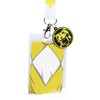 Power Rangers Yellow Ranger ID Lanyard Badge Holder w Character
