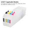 4Pcs Ink Cartridge Set Lengthen Refill Inkjet Printer Replacement Magenta