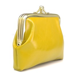 Lavogel Coin Purse, Kiss Lock Coin Purse for Women, Large Capacity Coin Pouch,Vintage Change Purse Cute Car Coin Holder for Women (3-Yellow)