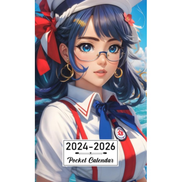 Pocket Calendar 2024-2026: Two-Year Monthly Planner for Purse , 36