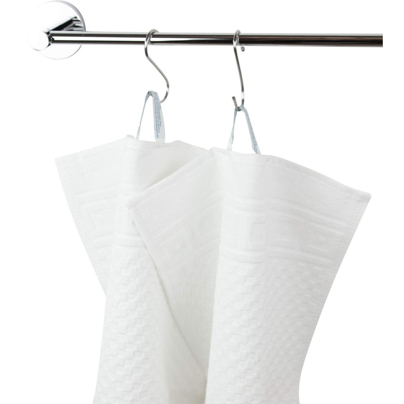 ZOLLNER Set of 10 Guest Towels with Waffle Pattern, Size