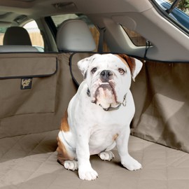 FrontPet Quilted Dog Cargo Cover for SUV, Universal Fit for Any Pet Animal. Durable Liner Covers and Protects Your Vehicle, Regular, Large and Extra Large