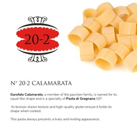Garofalo - Premium Durum Wheat Semolina Calamarata Pasta, Italian Made, Bronze-Drawn, Al-Dente, One-Ingredient Pasta (2 pack)