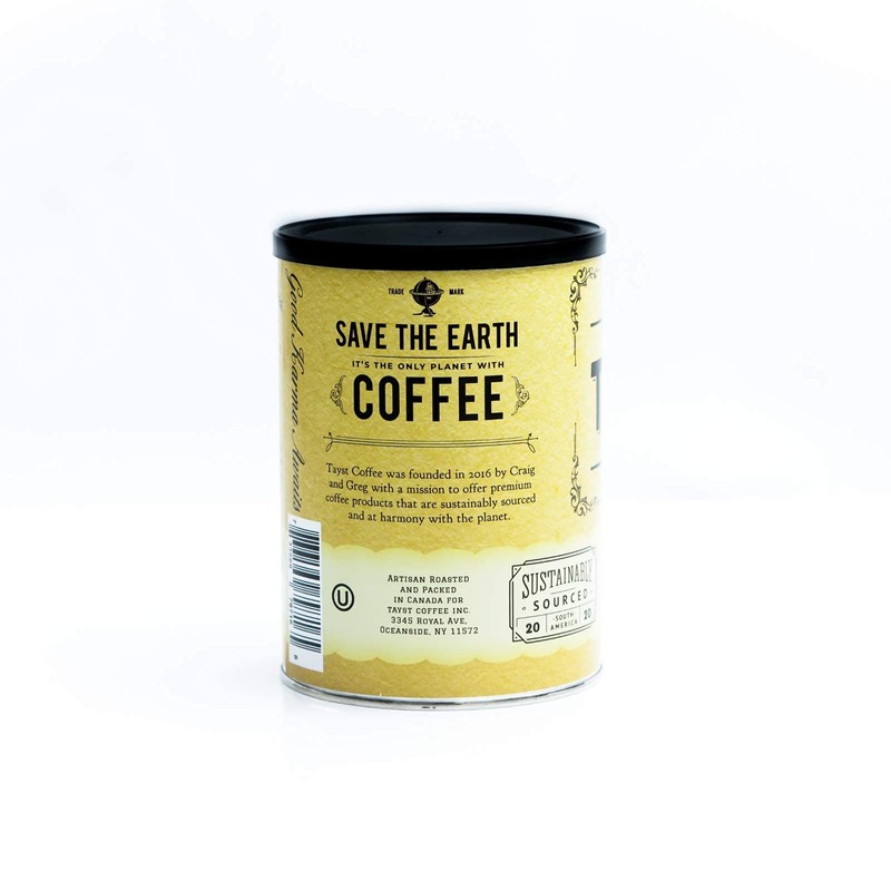 Tayst Ground Coffee Cans, Medium & Magnificent Gourmet Medium Roast,