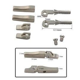 Glasses Accessories UPOV 1set Eyeglasses Flex Spring Hinge with Case Glasses Replacement Part Comfortable, Beautiful and Durable.