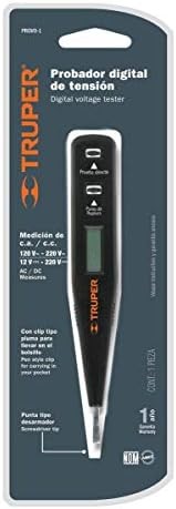 Truper PEC-AUT, Pinzas pelacables en acero, automática  PROVO-1, Probador de voltaje digital