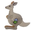 Kangaroo Patch Embroidered Applique Iron On Sew On Emblem