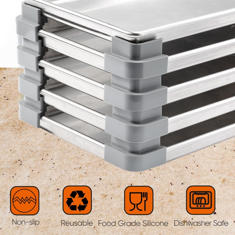 16 pcs Silicone Tray Stackers for Harvest Right Freeze Dryer
